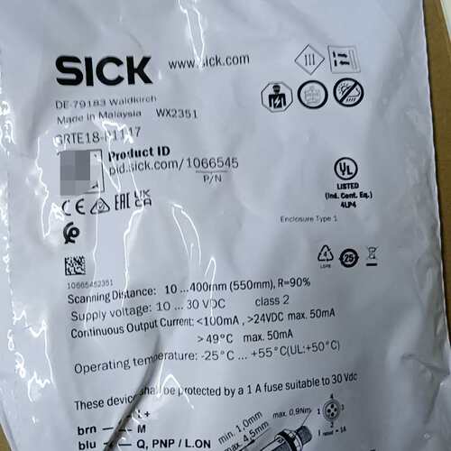 全新SICK西克光电传感器 GRTE18-P1147马来西亚--议价商品