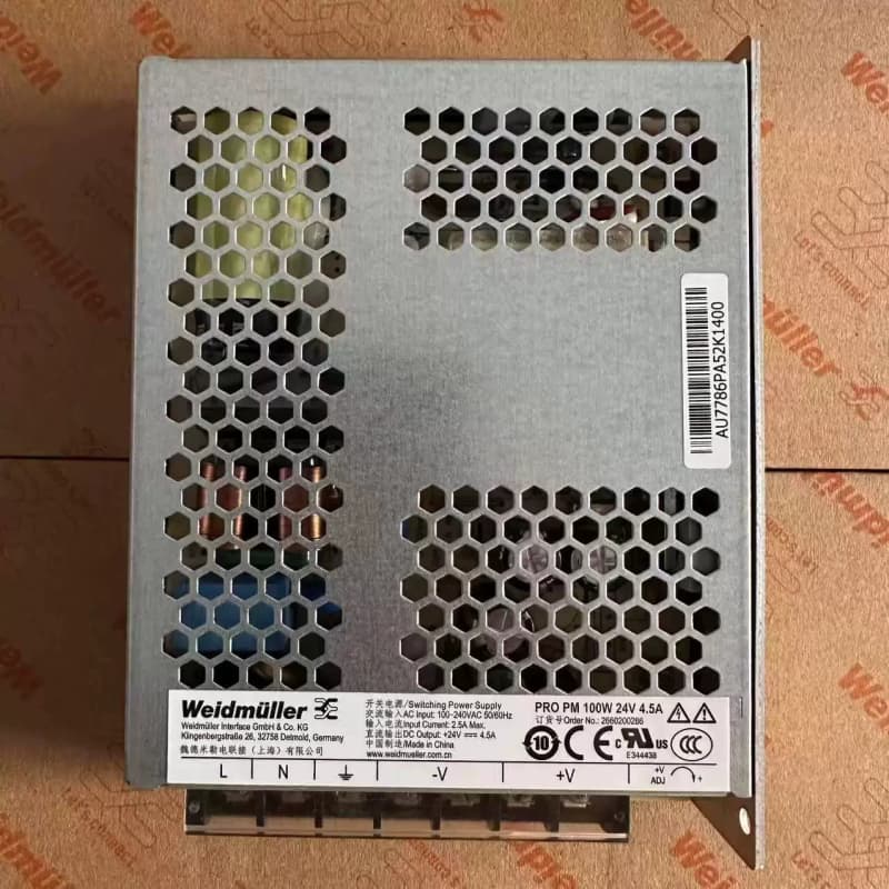 魏德米勒PRO+PM+100W开关电源,24V输出4.5A,--议价商品