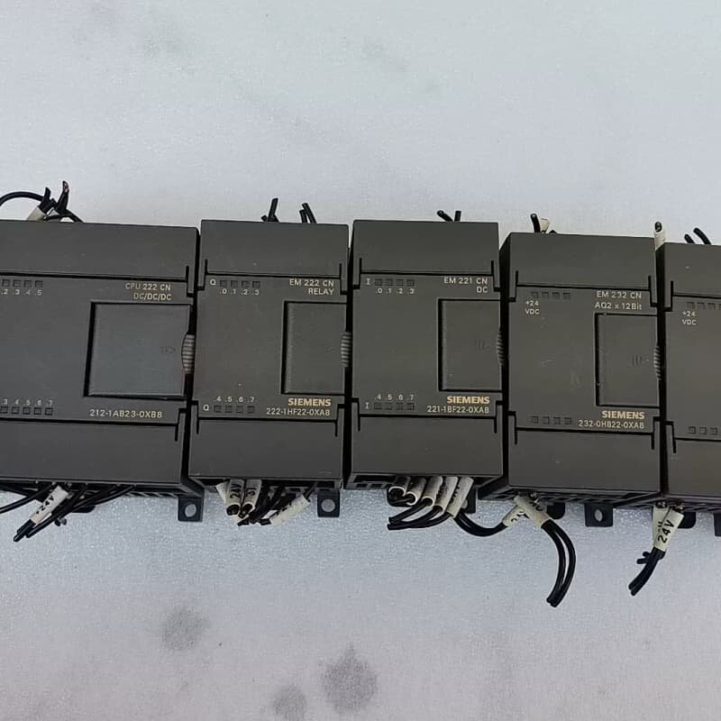 西门子PLC模块一套,型号CPU222 CN、EM222 C--议价商品