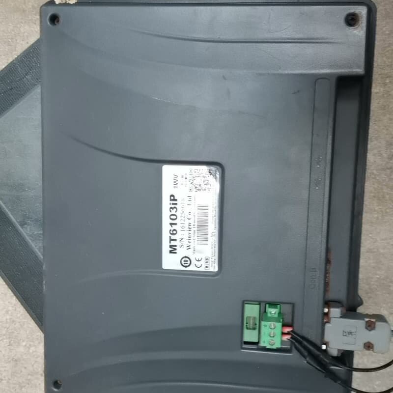 威纶触摸屏MT6103iP,拆机二手,成色见图,功能完好。实--议价商