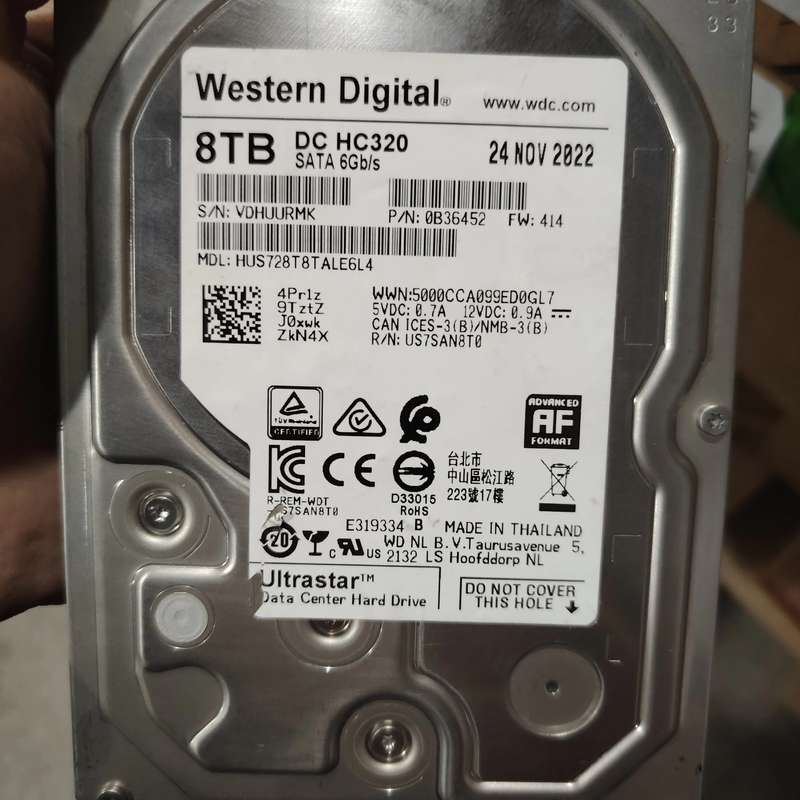 打包出准新拆机 30片 西数WD 日立 8T SATA，图片--议价商品