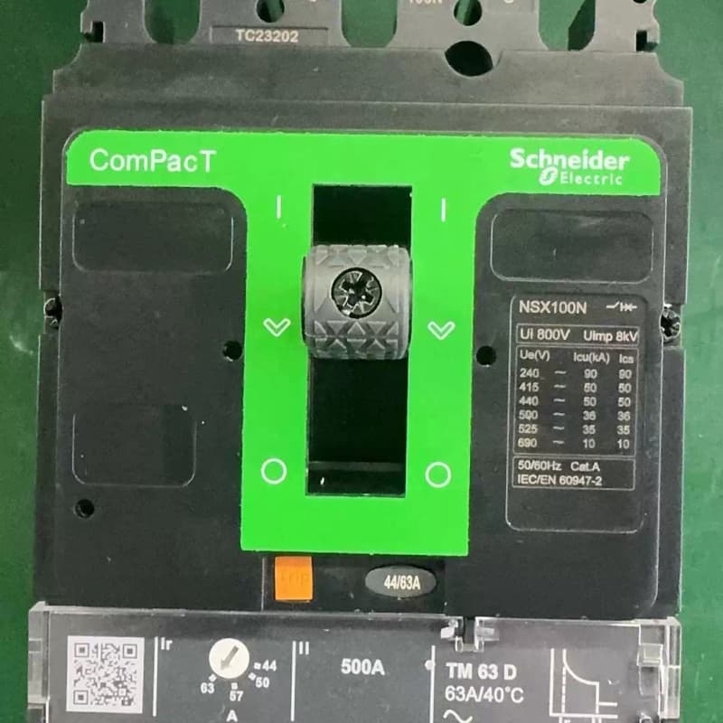 施耐德ComPacT塑壳断路器NSX100N,3P三相,63--议价商品