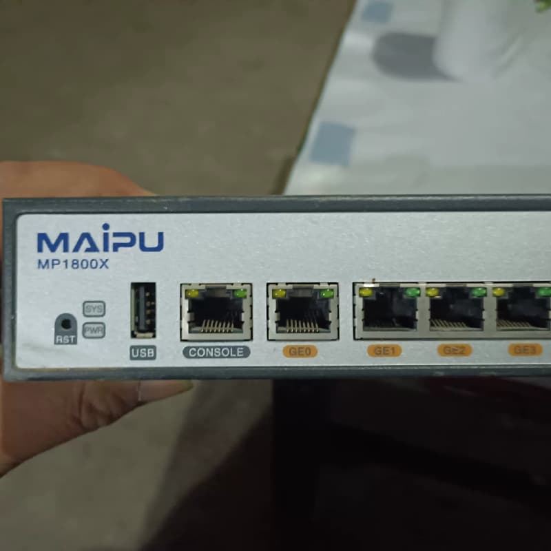 一台二手拆机迈普MP1800X-50 网关路由器。成色如图。--议价商品
