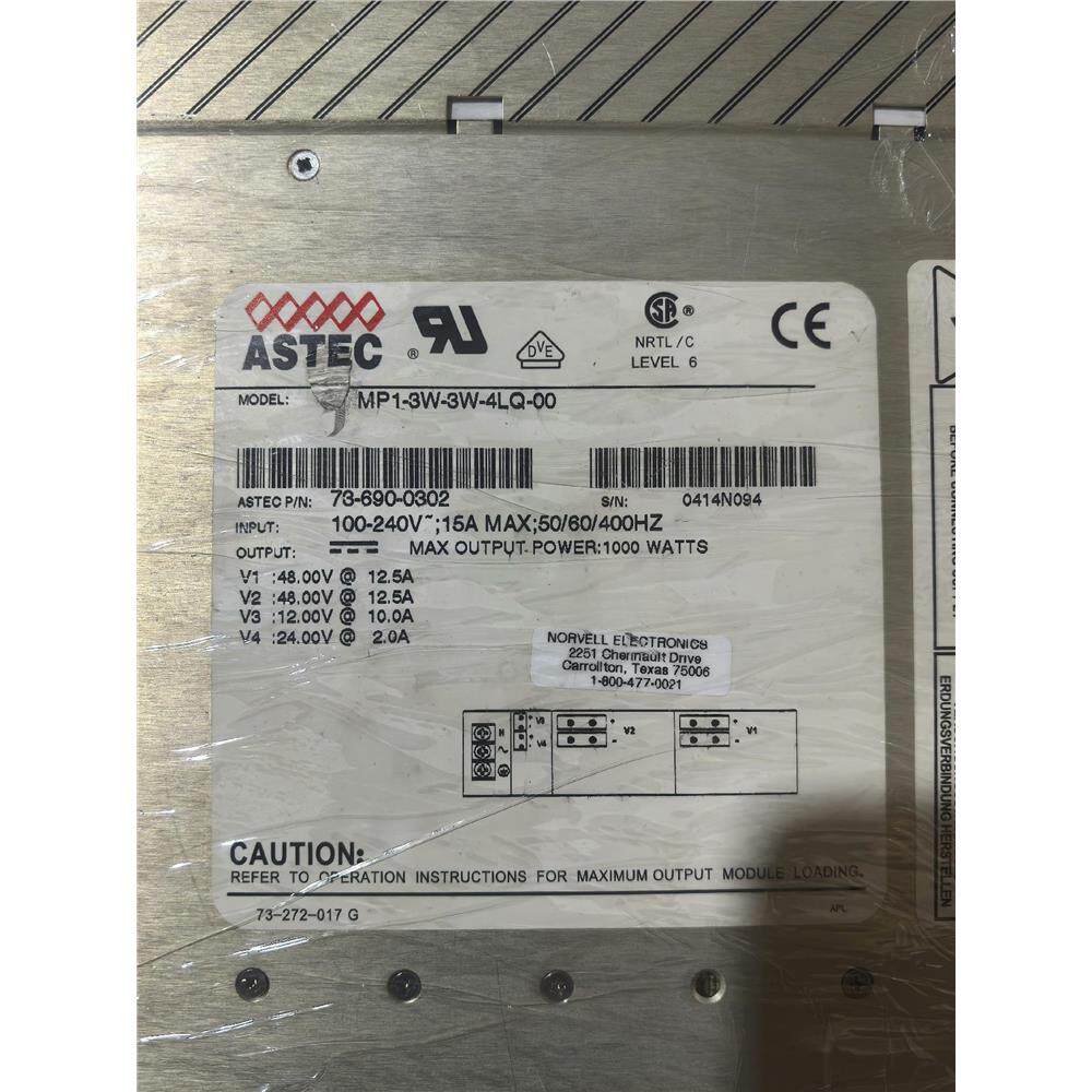进口ASTEC电源MP1-3W4LQ-
