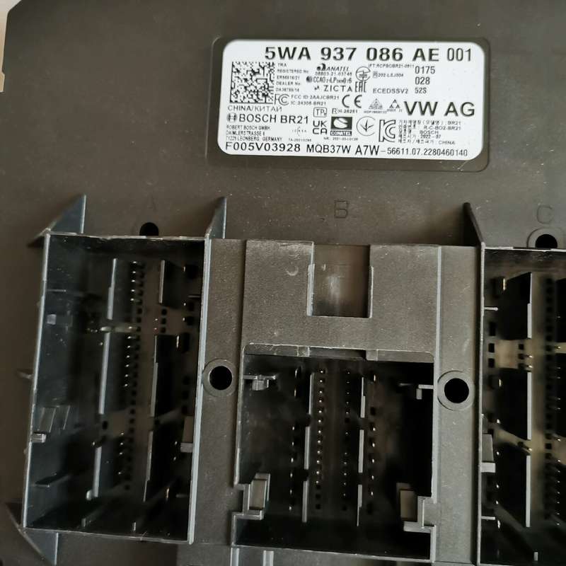 大众车身电脑板BCM车身控制器5WA 937 086 AE--议价商品