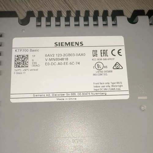 西门子PLC触摸屏人机界面KTP700Basic ，6AV--议价商品