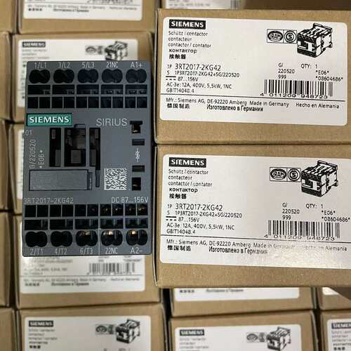 3RT2017-2KG42 功率接触器，AC-3 12 A--议价商品