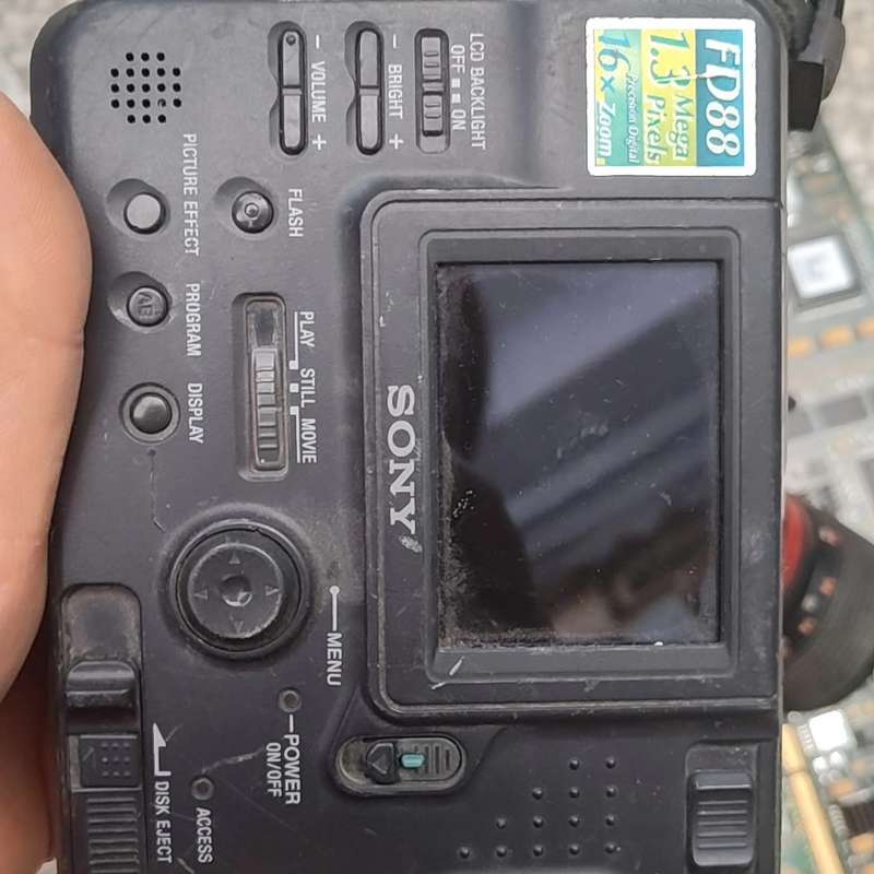 尼mvc-fd88 软盘存储数码相机索尼数码相机的鼻祖,开--议价商品