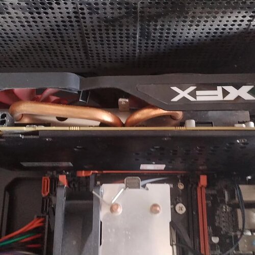 讯景RX580 8G显卡，双红色风扇，正常拆下来的，包功--议价商品