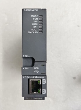 三菱Q03UDVCPU，几乎全新，PLC模块。支持CC-Li--议价商品