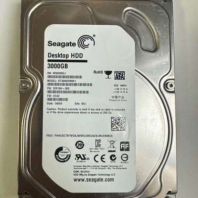 原装希捷 ST3000DM001 3TB 7200转 64M--议价商品