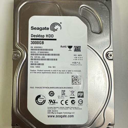 原装希捷 ST3000DM001 3TB 7200转 64M--议价商品