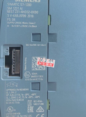 西门子S7-1200 SM1231 AI 231-4HD3--议价商品