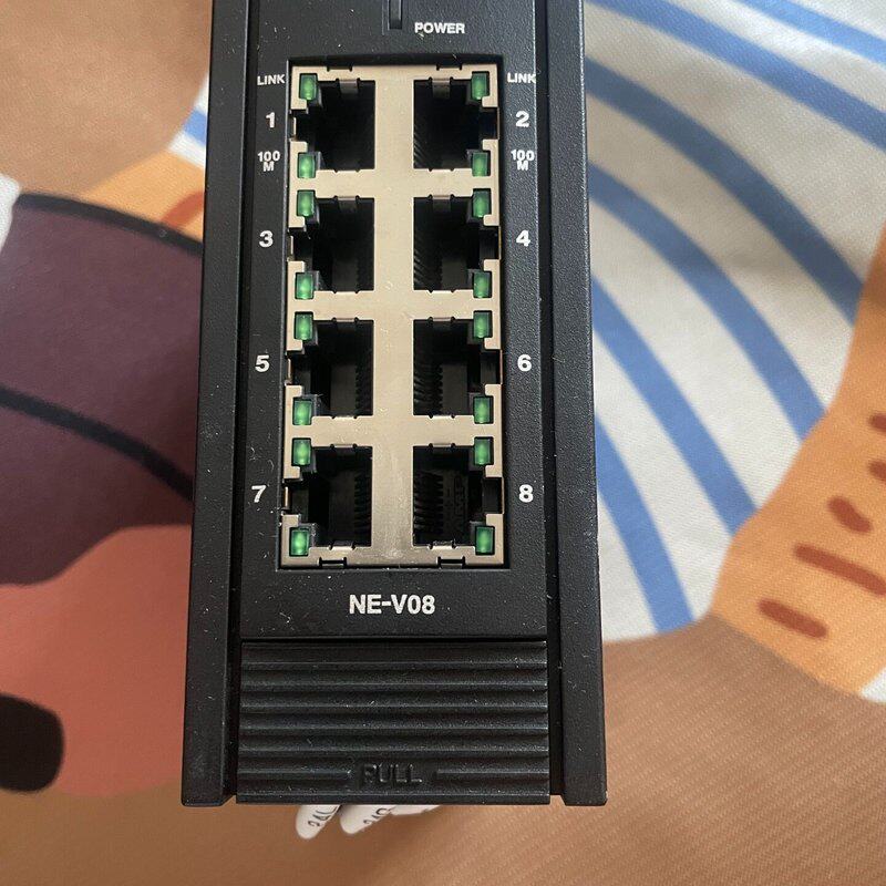 NE-V08基恩士 工业交换机 8口 工业网络交换机二手拆机--议价商品