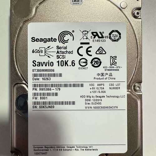 Seagate/希捷 ST300MM0006 300G 10--议价商品