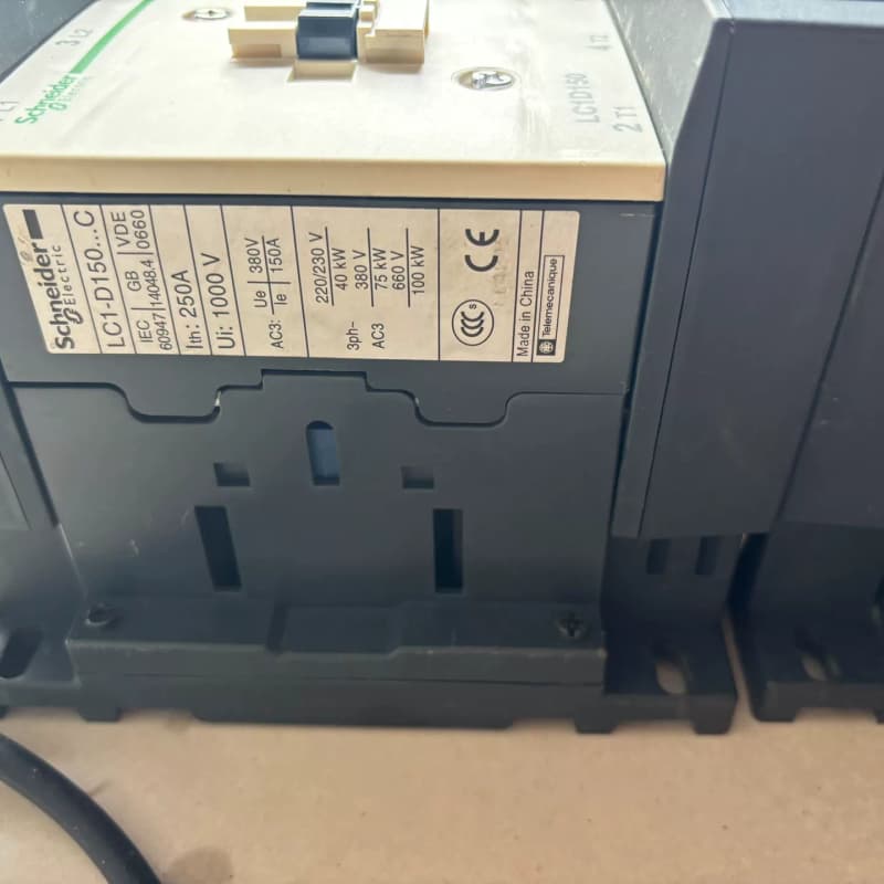 施耐德LC1D150接触器,二手成色好,实物拍摄,特价470--议价商品