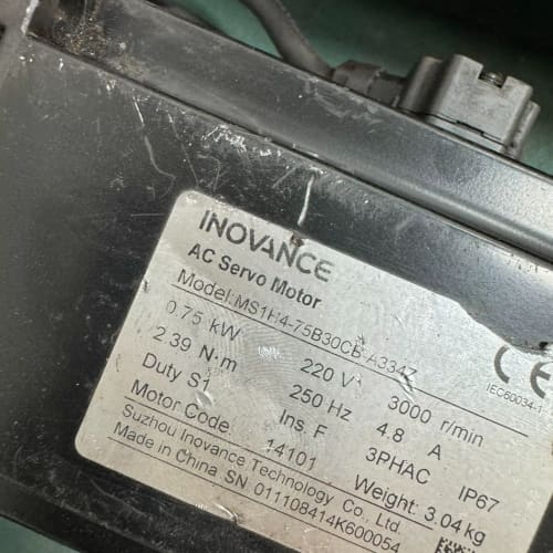 汇川伺服电机 MS1H4-75B30CB-A334Z 二手拆--议价商品