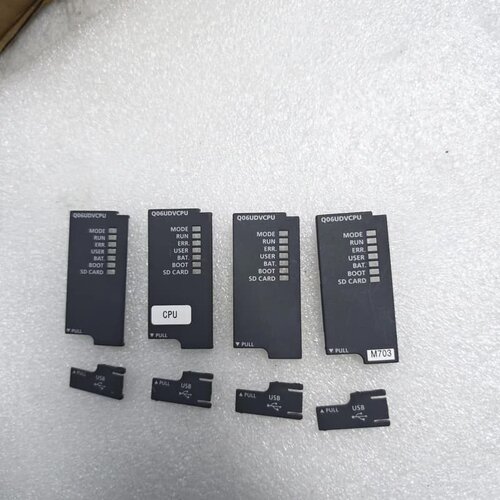 三菱Q06UDVCPU模块盖板+USB盖板一套--议价商品