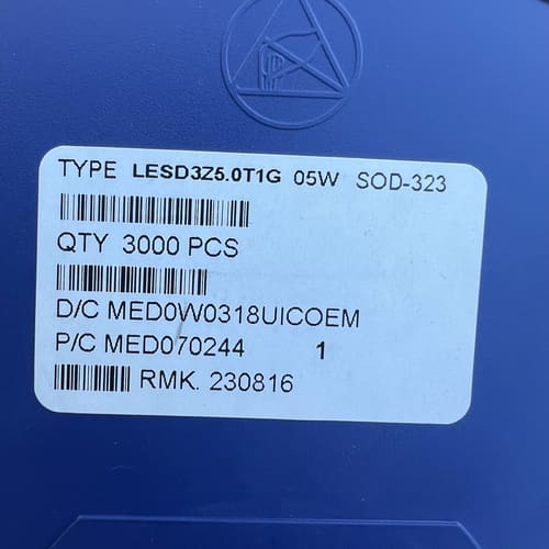 LESD3Z5.0T1G二极管5盘打包价260元包邮,--议价商品