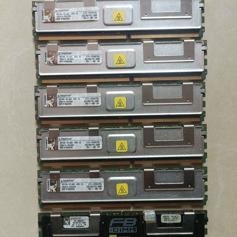 服务器内存条4GB 2RX4 PC2-5300F拆机六条，单--议价商品