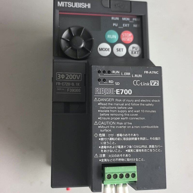 三菱变频器， FR-E720-0.1K，二手拆机，实图拍摄，--议价商品