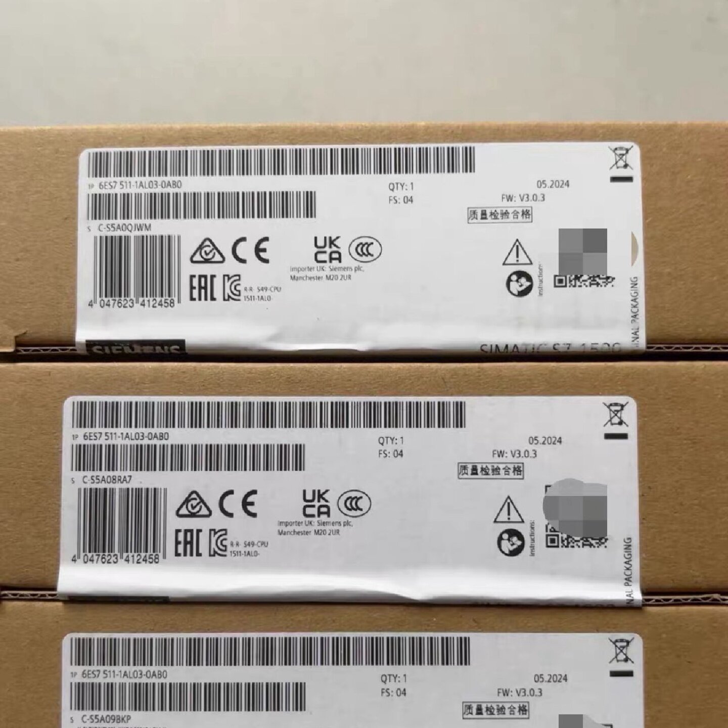 议价--全新原装西门子SIMATICS7-1500PLC,型号6