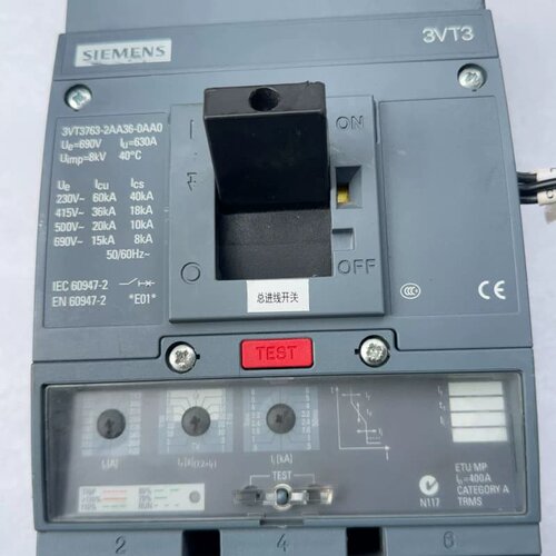 西门子塑壳断路器3VT3763-2AA36-0AA0--议价商品