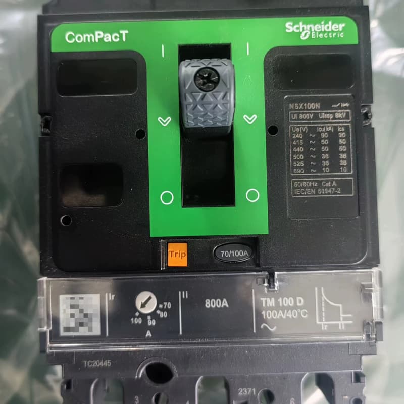施耐德ComPacT塑壳断路器NSX100N,3P三相,10--议价商品