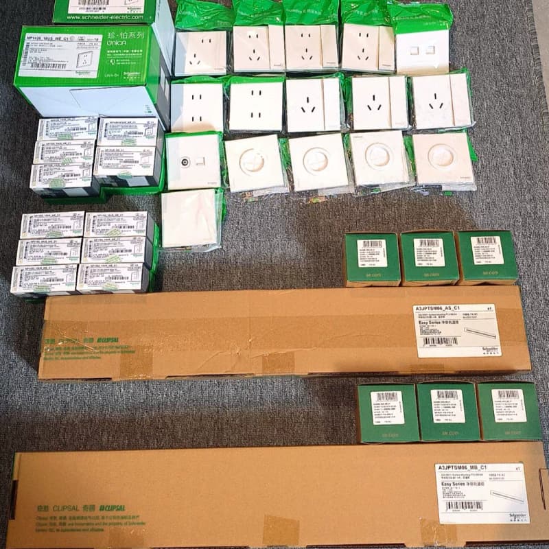 施耐德珍铂PC0.24折！处理价！施耐德开关面板插座！新国标--议价