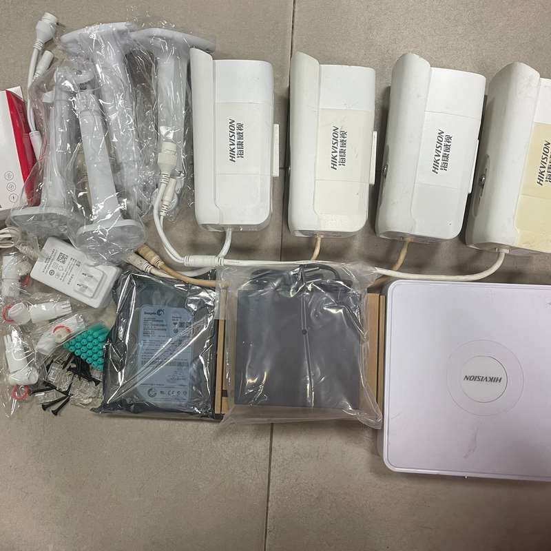 监控，已经恢复出厂设置了，功能正常，包含4个真全彩P--议价商品