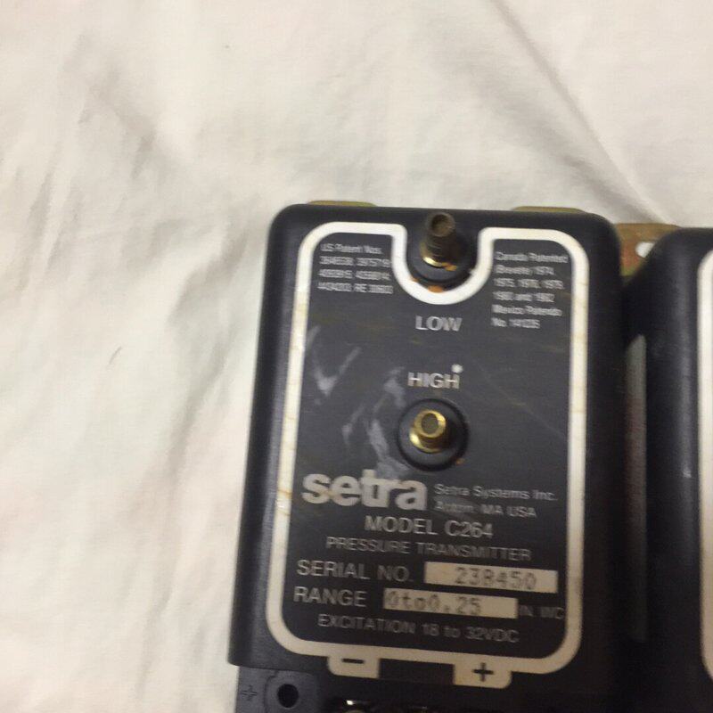 Setra 微差压变送器C264 拆机功能包好,共二个品相较--议价商品