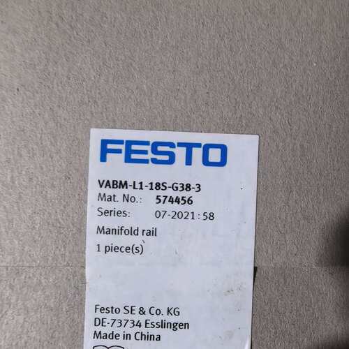 FESTO费斯托气路板 VABM-L1-18S-G38-3--议价商品