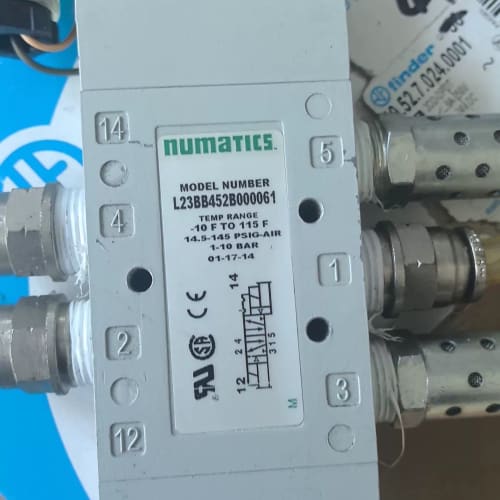二手拆机NUMATICS纽曼帝克电磁阀L23BB452B00--议价商品