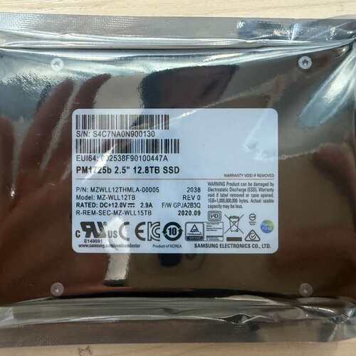 全新三星PM1725b 12.8TB 2.5寸U2企业级SS--议价商品