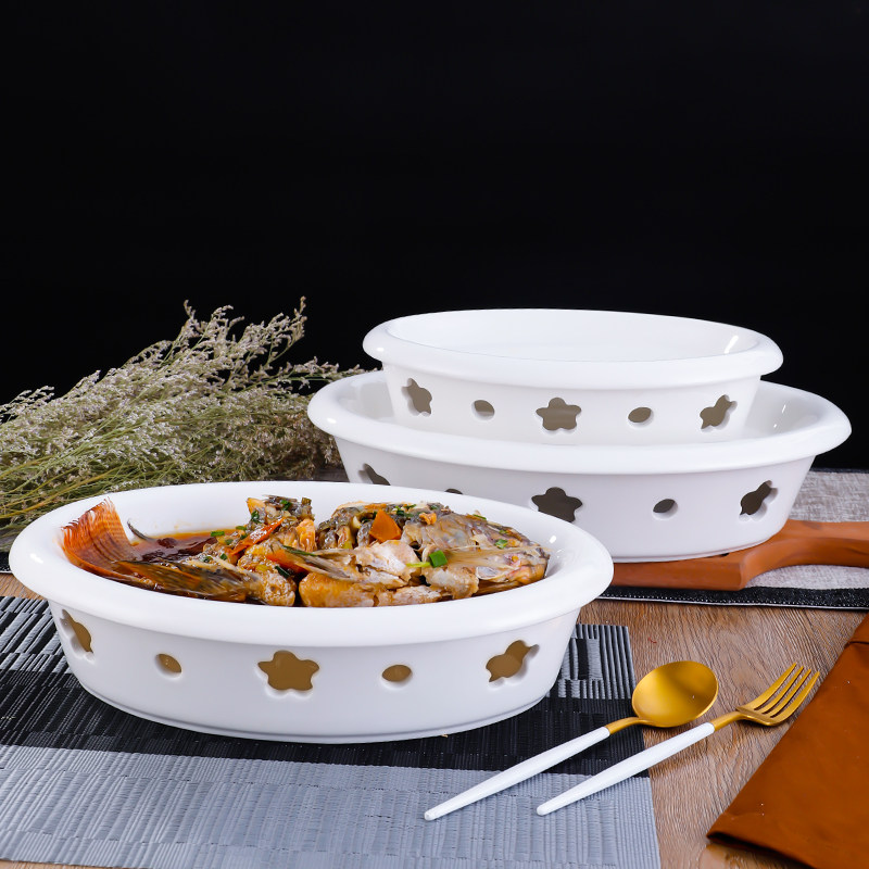 干锅酒精蜡烛加热炉保温菜盘子鱼盘锅碗家用酒店餐具梅花陶瓷明炉,餐饮具,盘,淘宝优惠券,粉丝福利购,淘宝优惠卷