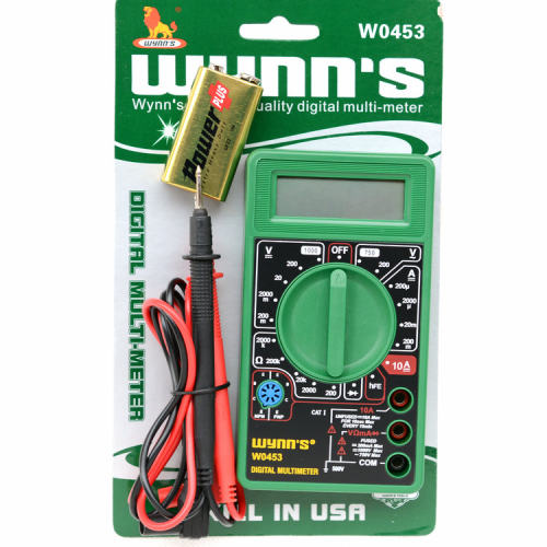 Wynns/威力狮五金工具 数显万用表  数字式万用表 万能表 W0453