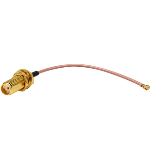东方旭普 RG178 IPEX/SMA-KY 1代 UFL/IPEX转SMA母加长 螺纹15mm