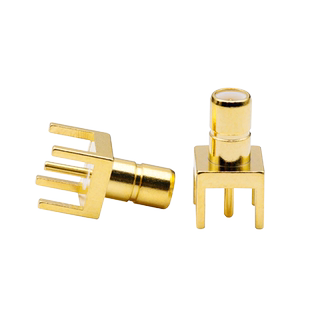 东方旭普 射频连接器 SMB-JHD  PCB面板插座 SMB-JE SMB公头直座