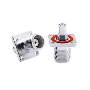 东方旭普 GPS转接器 TNC/MCX-KFK TNC母转MCX母4孔法兰防水圈6G