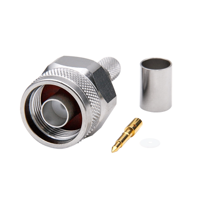 射频连接器不锈钢N公头50-5DFB线