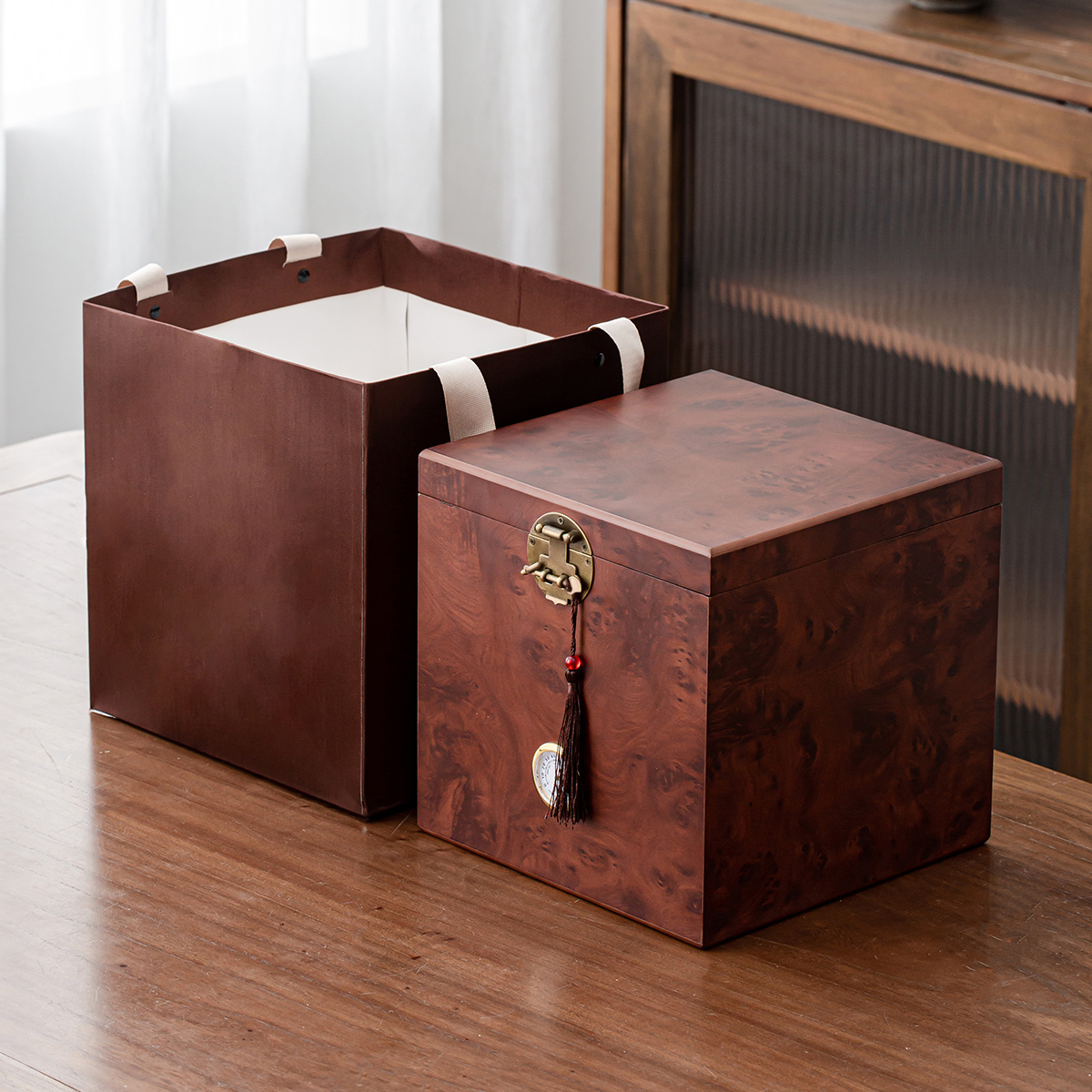 高档白毫银针普洱散茶包装盒批发