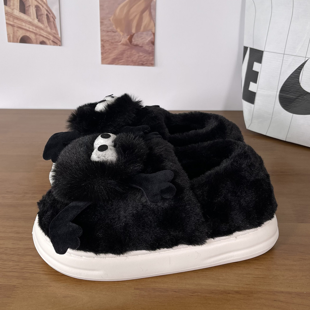 棉拖鞋男士冬季新款保暖厚底棉鞋