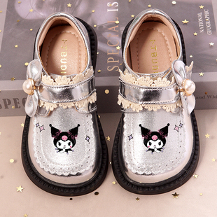 新年女童皮鞋真皮2026春秋新款儿童鞋子配裙子小女孩公主单鞋软底