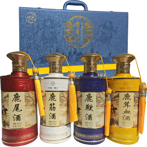 雍鹿42°高档礼盒酒500ml*4瓶