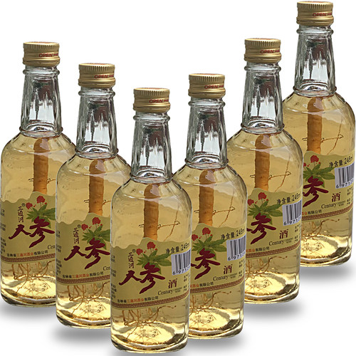 三通河42度人参酒246ml特产酒水