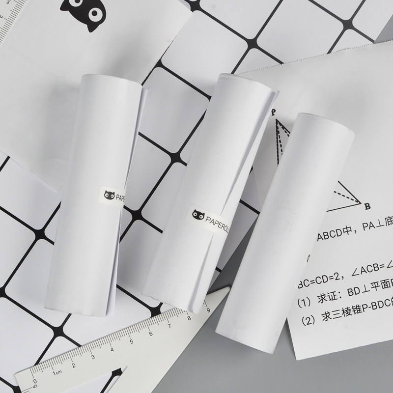 喵喵机max宽幅三代适用官方十年定制热敏纸111*30mm不含双酚a 打
