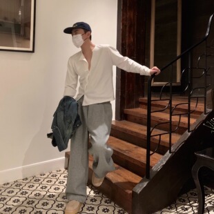 短款 斜纽扣针织毛衣 修身 亲肤质感 晨树 纯色开衫 小众设计款