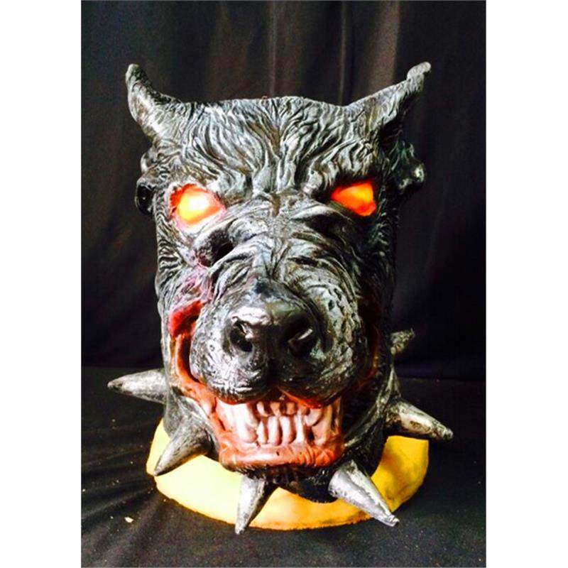 恐怖大狼狗整蛊面具 鬼屋密室逃生带刺恶狼犬 酒吧聚会cos狼头套