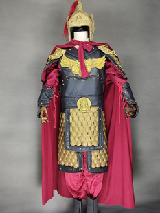 出租古代将军盔甲士兵演出服花木兰岳飞精忠报国衣服租赁铠甲侍卫