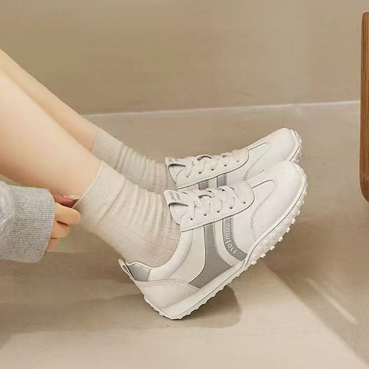 阿甘鞋2026年春季新款时尚百搭休闲银色轻便平底运动跑步小白鞋女,女鞋,德训鞋,淘宝优惠券,粉丝福利购,淘宝优惠卷